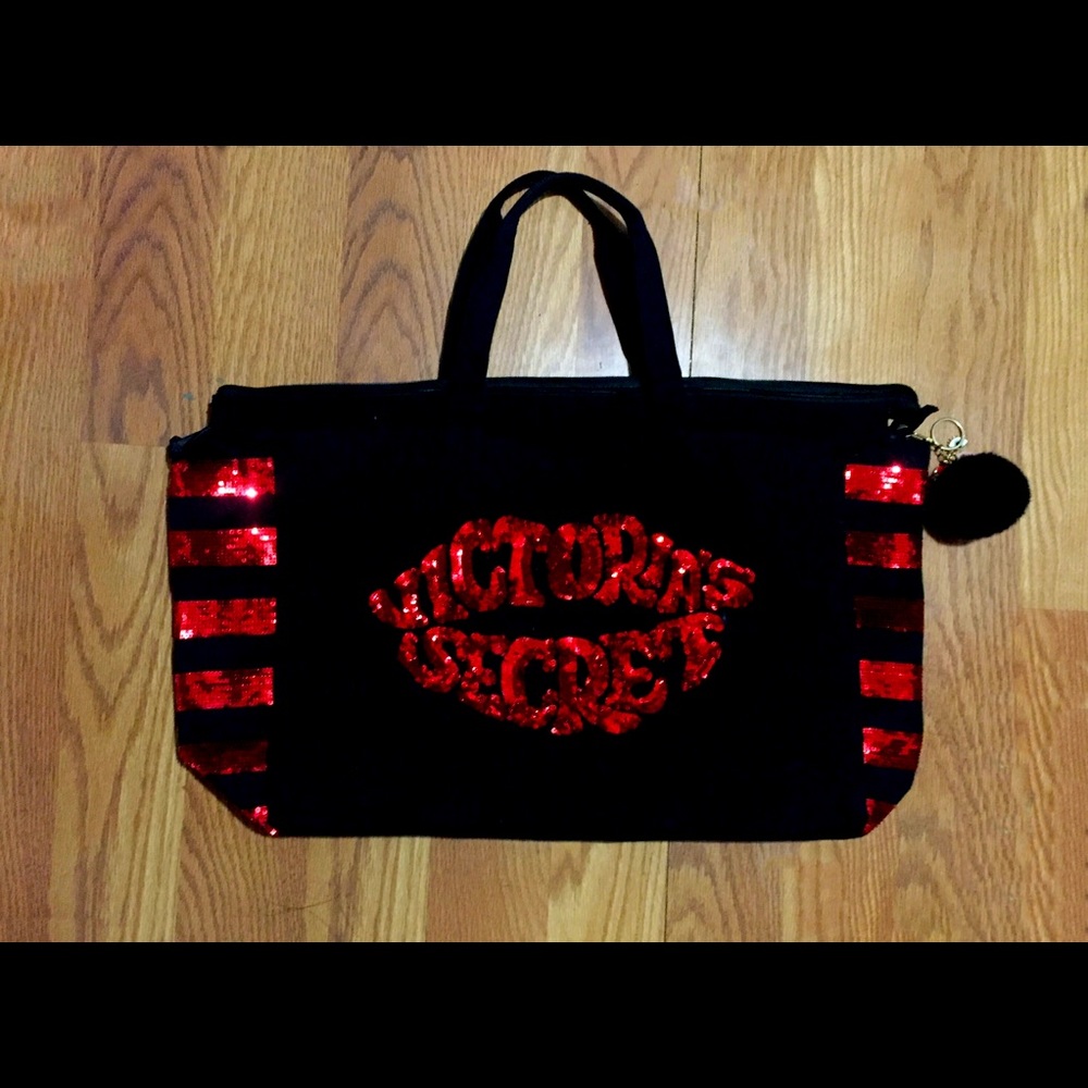 Victorias Secret Sequin Weekender Tote Bag